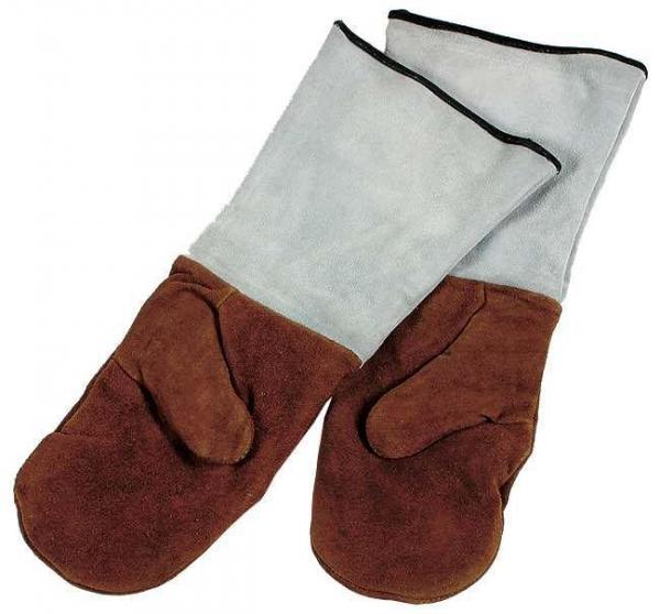 Ochranné kožené rukavice, odolné do +250°C - SCHNEIDER