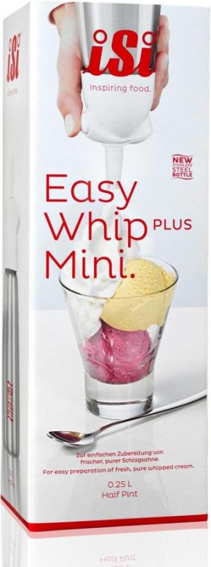 Fľaša na šľahačku Easy Whip PLUS Mini, 0,25 l – iSi